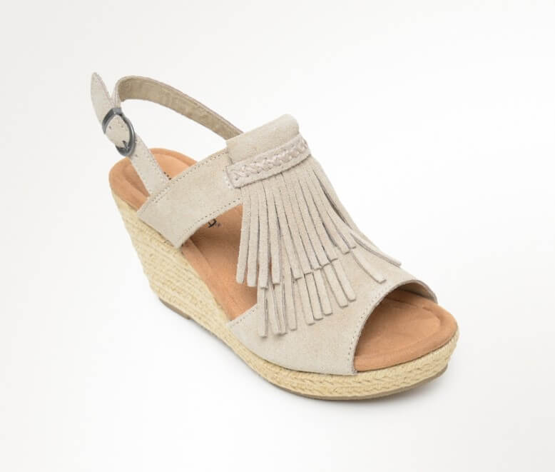 Ashley sandal in stone