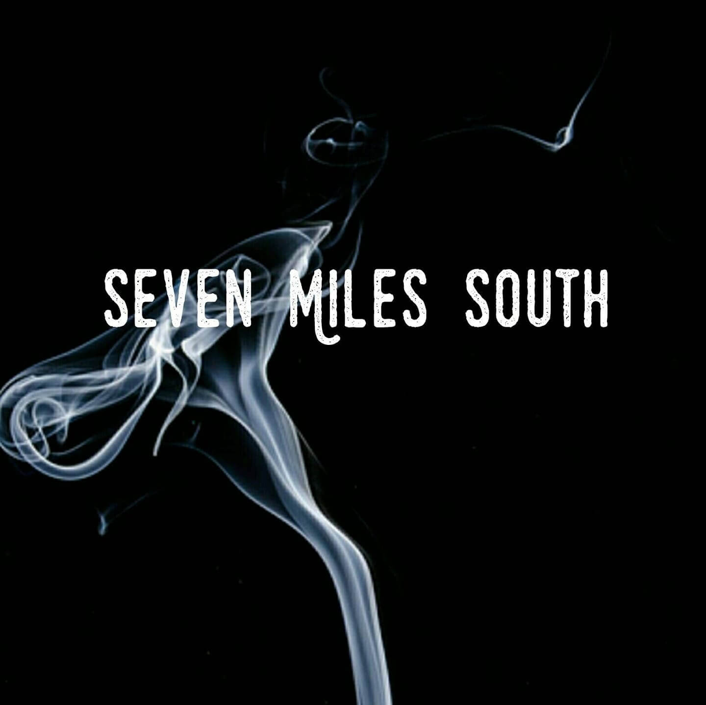 seven miles south