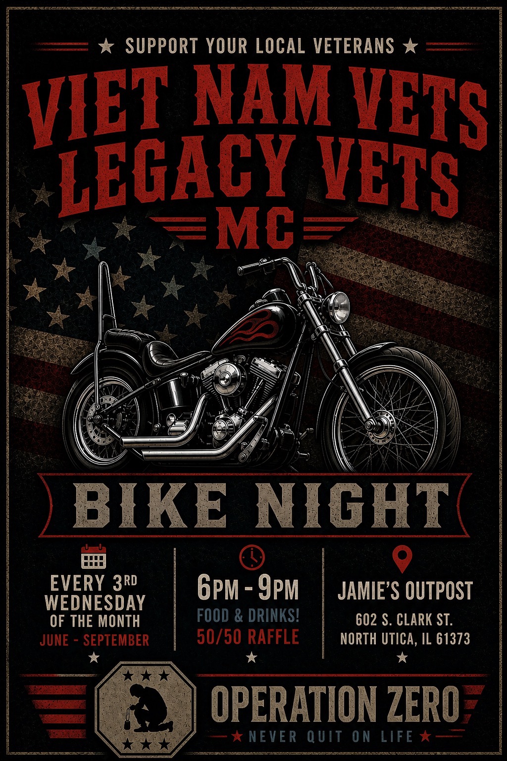Bike Night - Viet Nam Vets Legacy Vets MC
