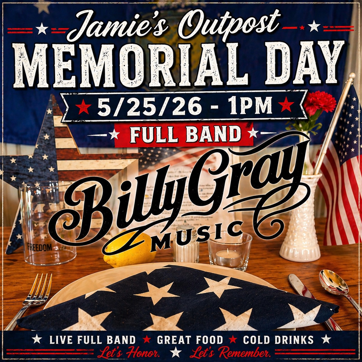 Billy Gray Music (FULL BAND) MEMORIAL DAY